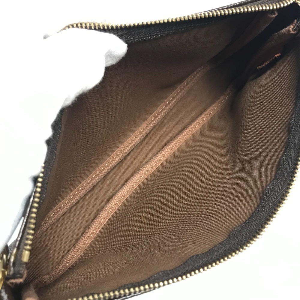 LOUIS VUITTON Brown Monogram Canvas Pochette Mini Bag - Picture 10 of 11
